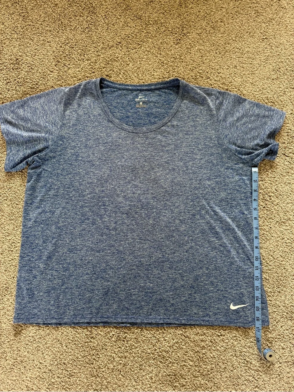 Nike Heather Blue Performance Tee